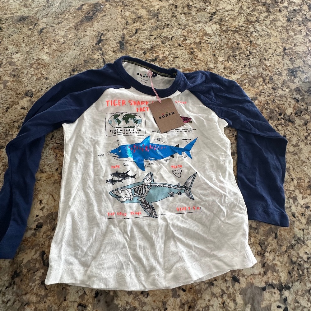 2 X shirts by Boden 4-5 YR